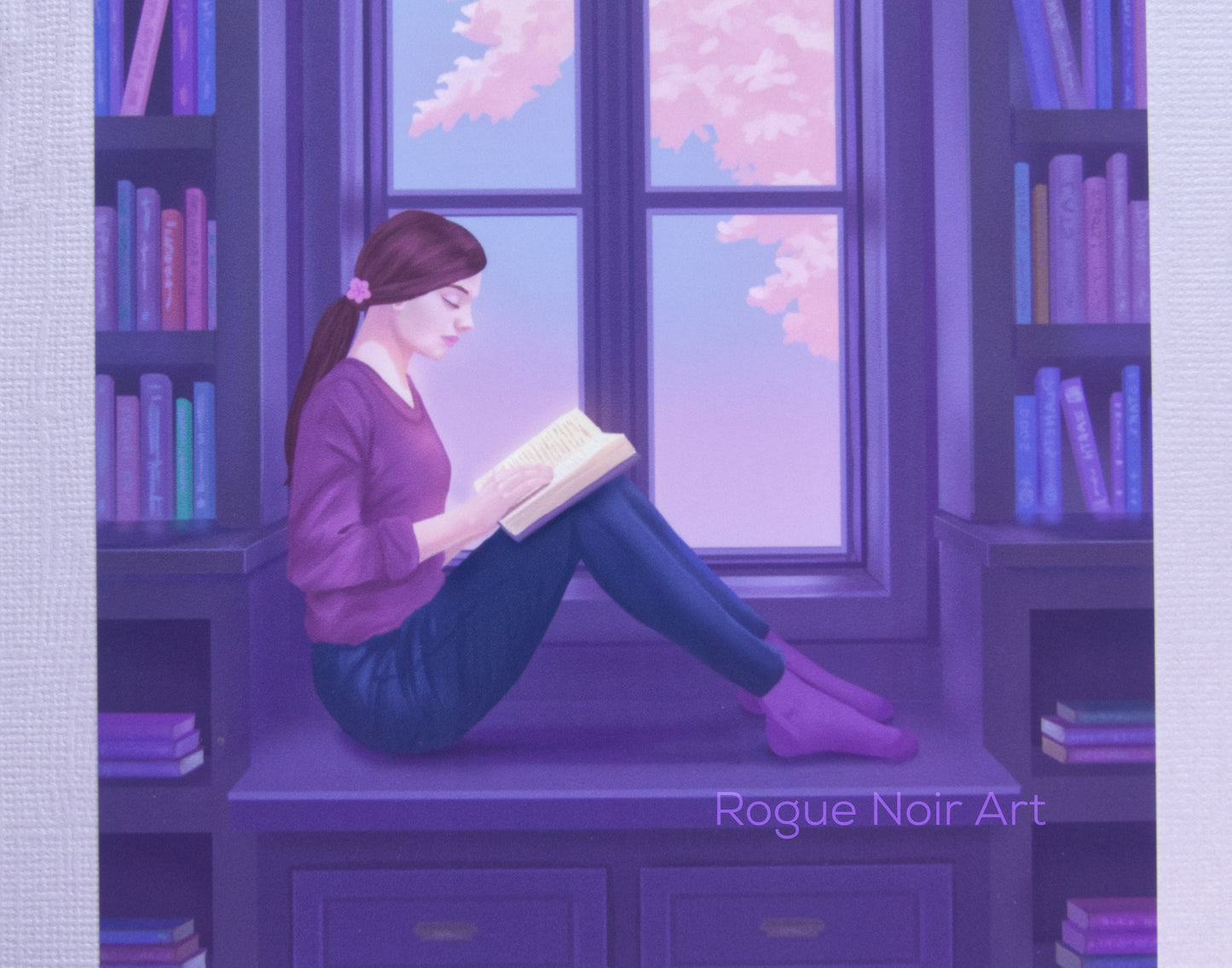 Book Nook Art Print - Original Illustration