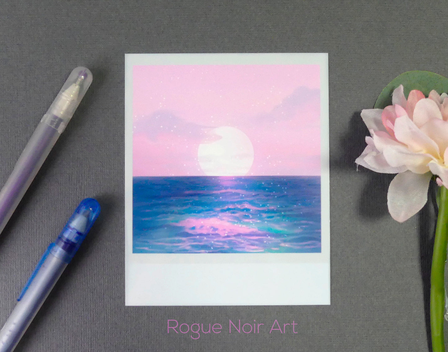 Ocean Polaroid Art Print