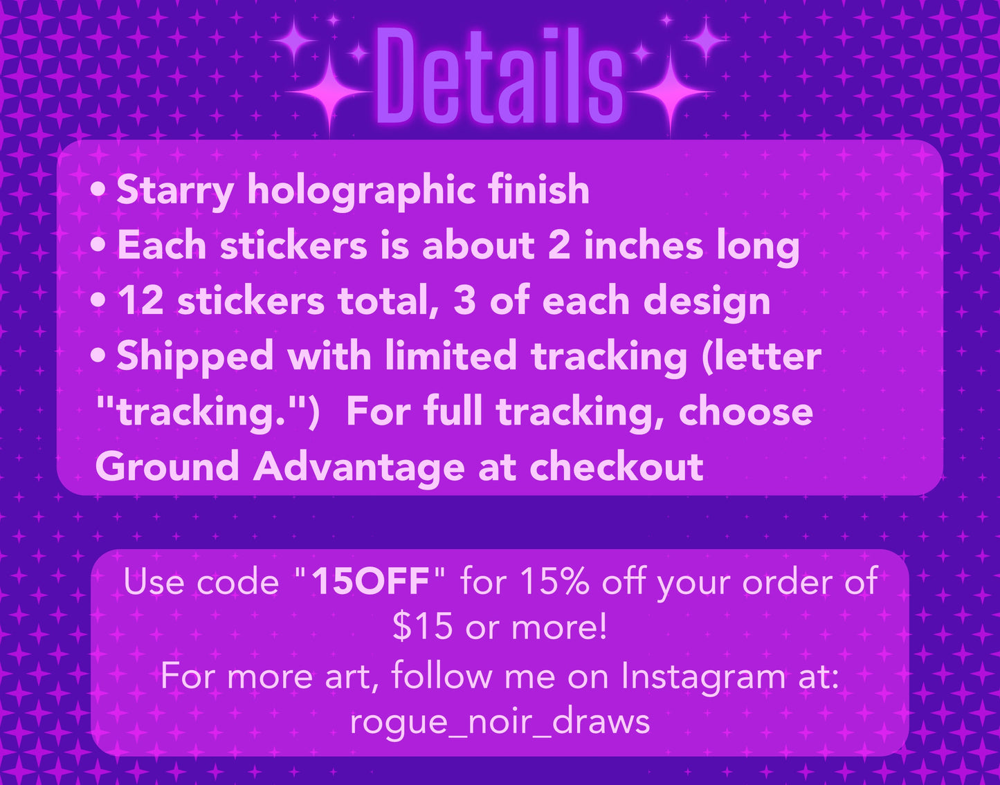 Koi Fish Holographic Sticker Pack | 12 Vinyl Stickers
