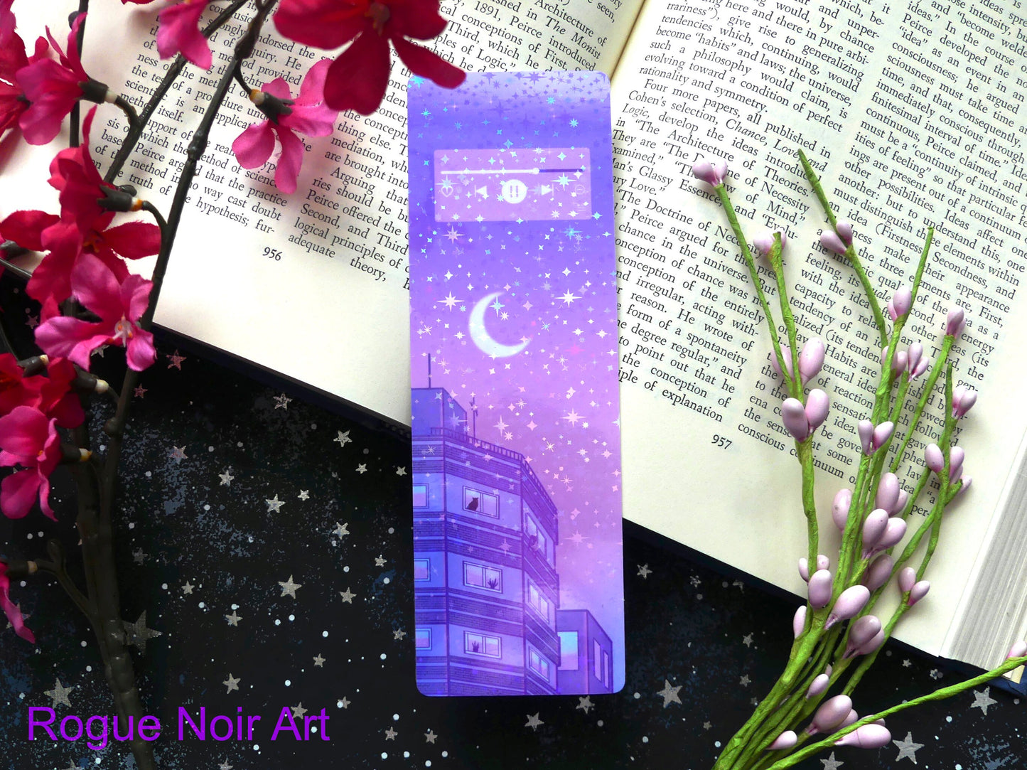 Holographic Aesthetic Bookmark