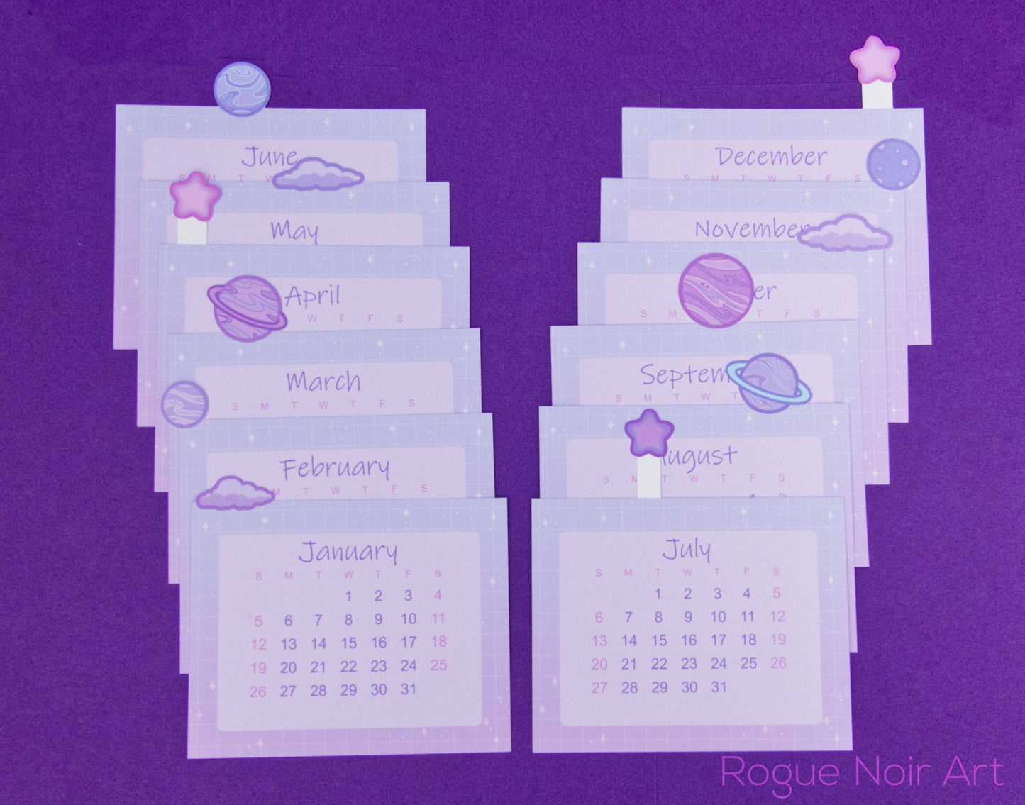 2026 Planet Desk Calendar