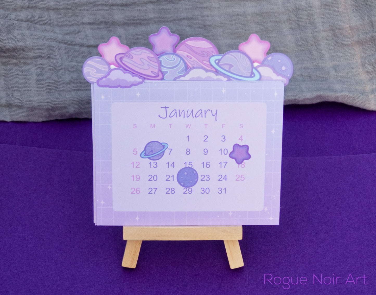 2026 Planet Desk Calendar