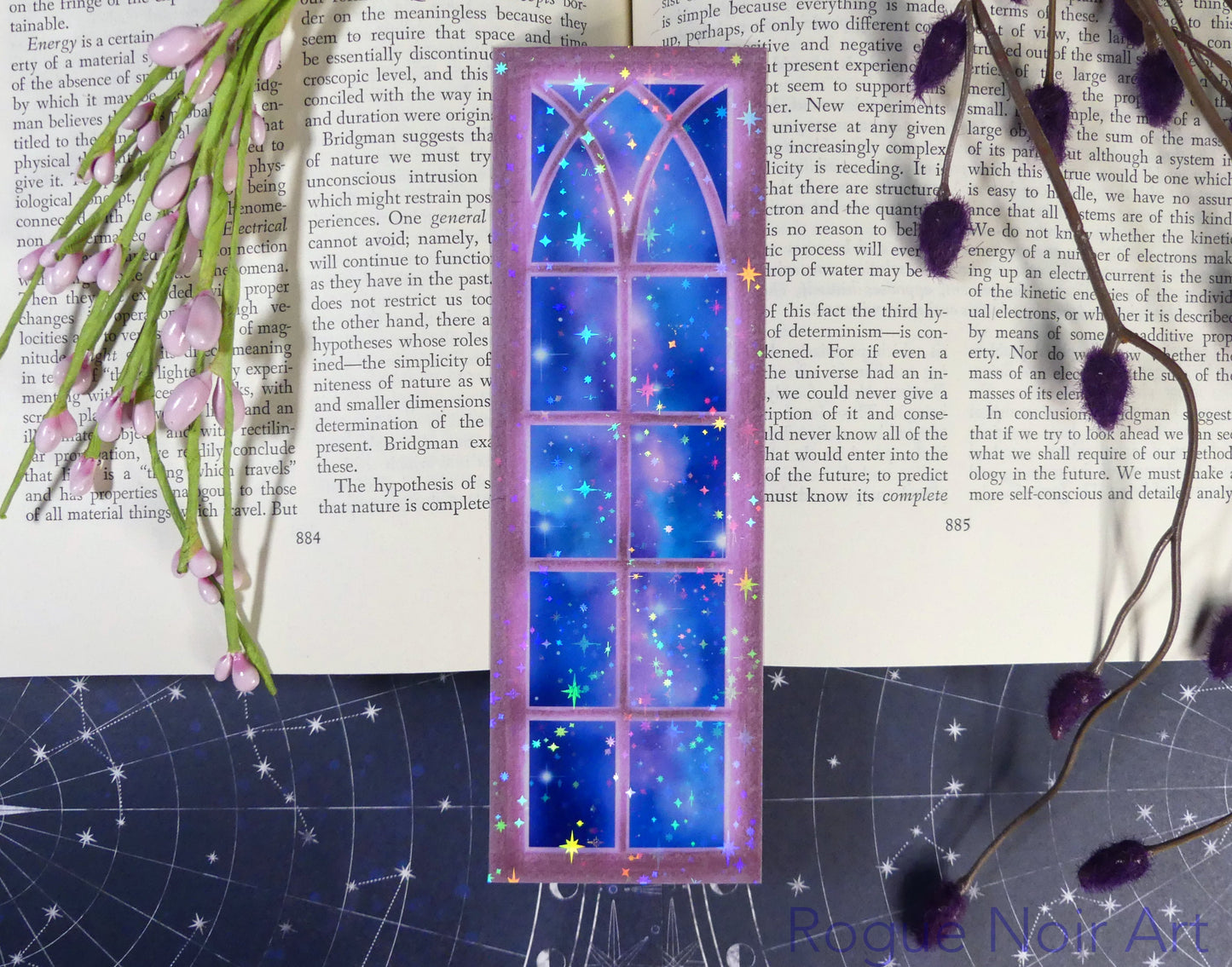 Star Window Milky Way Space Bookmark