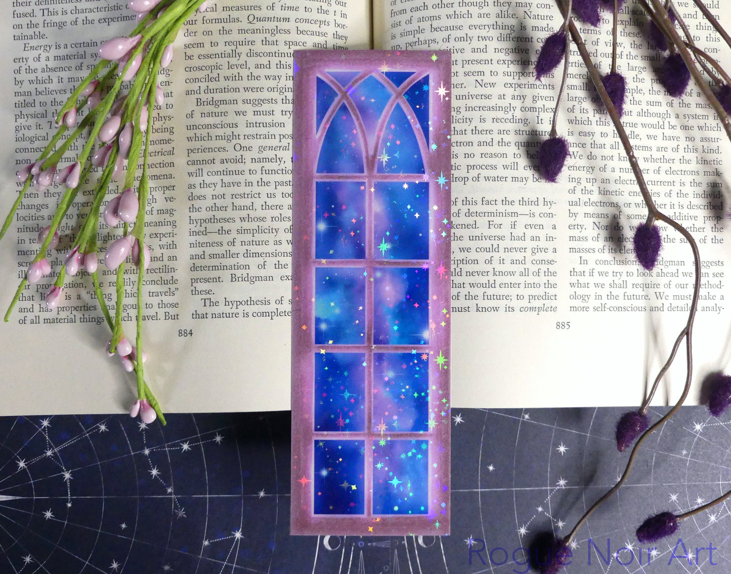 Star Window Milky Way Space Bookmark