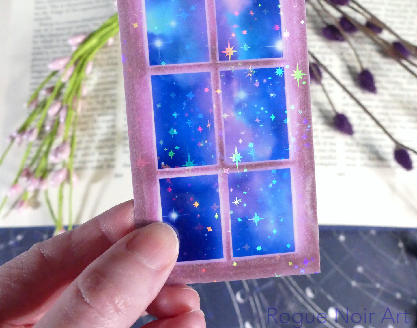 Star Window Milky Way Space Bookmark