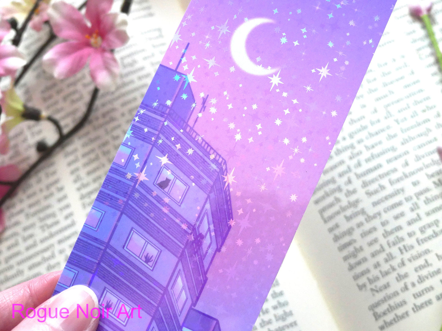 Holographic Aesthetic Bookmark