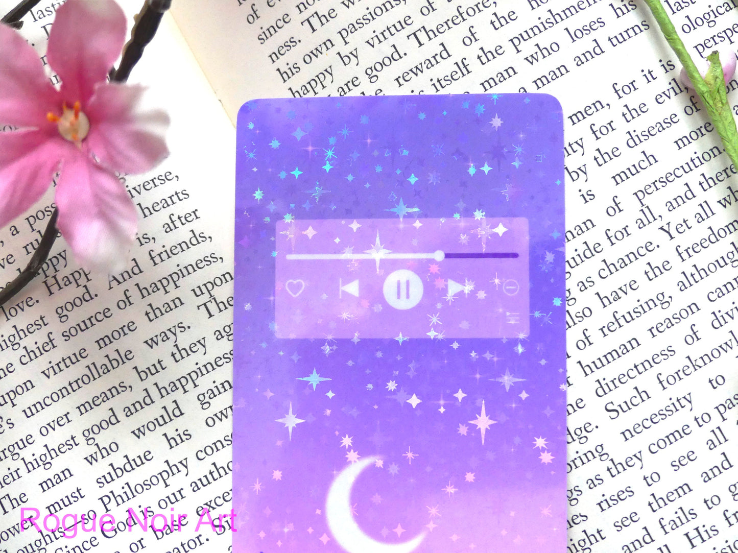 Holographic Aesthetic Bookmark