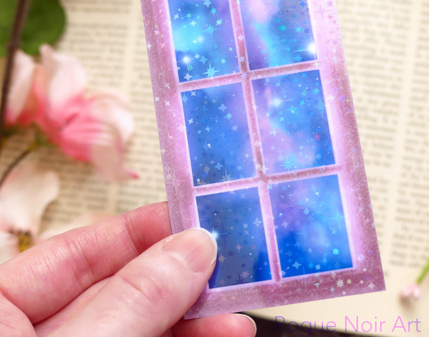 Star Window Milky Way Space Bookmark