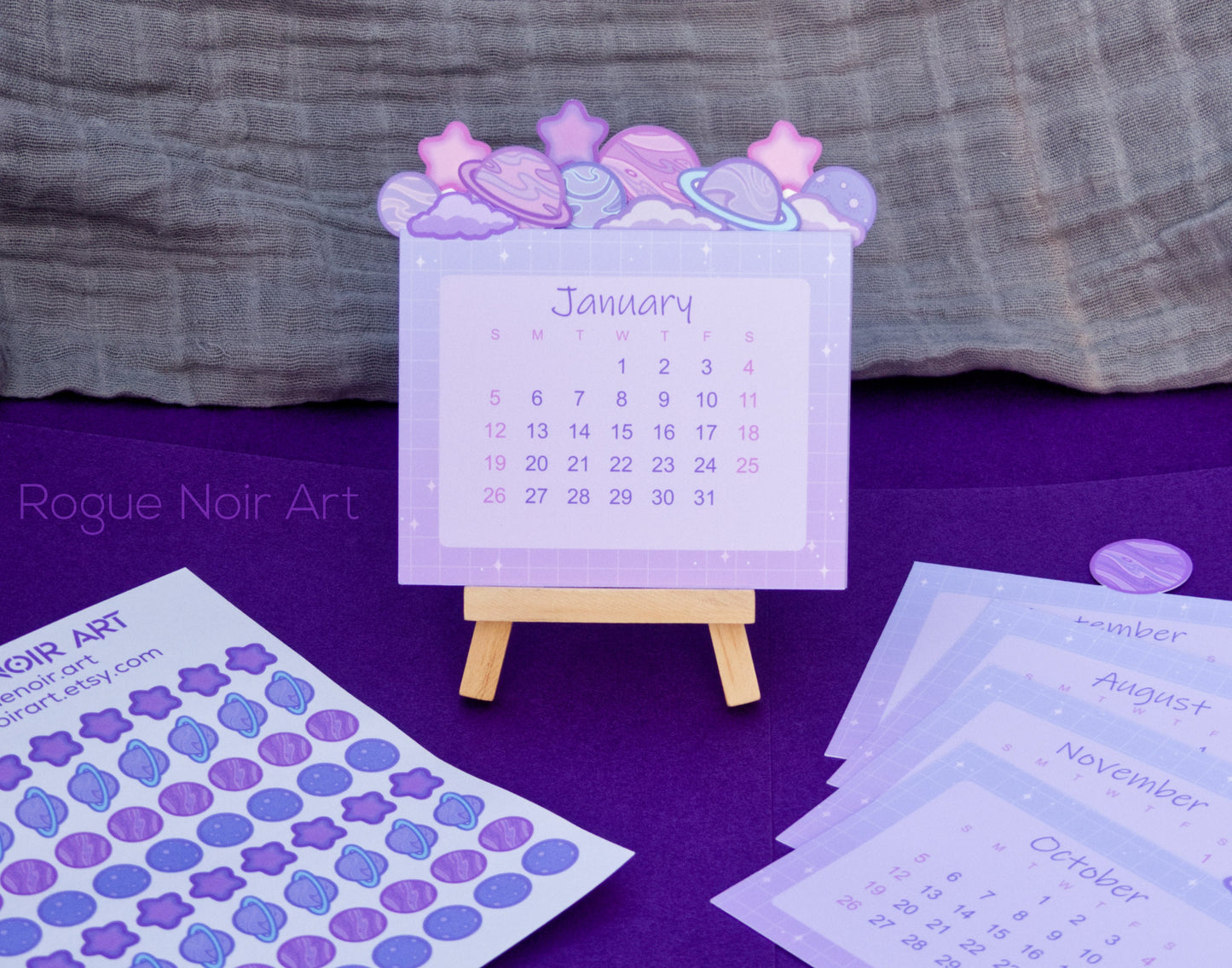 2026 Planet Desk Calendar