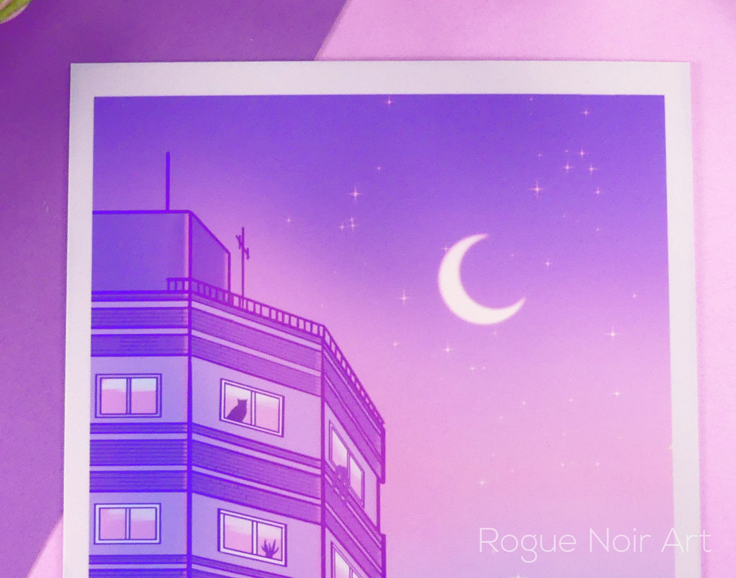 Lofi Art Print: Polaroid Aesthetic Sky | Mini Art Print