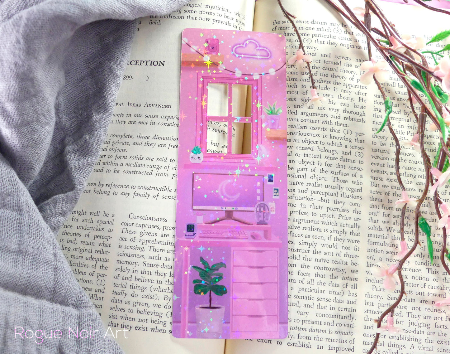 Aesthetic Cutout Bookmark