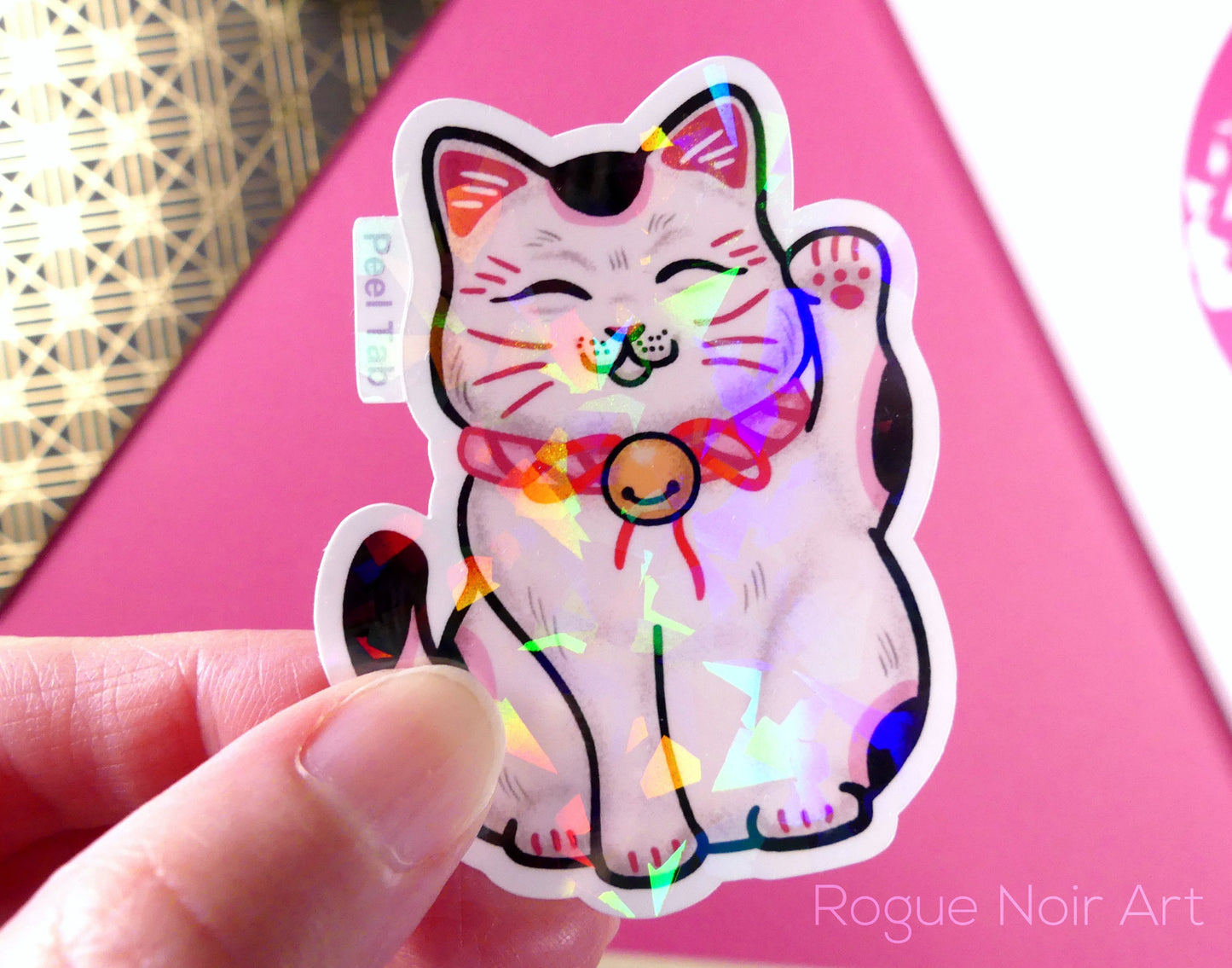 Lucky Cat Sticker | Maneki Neko