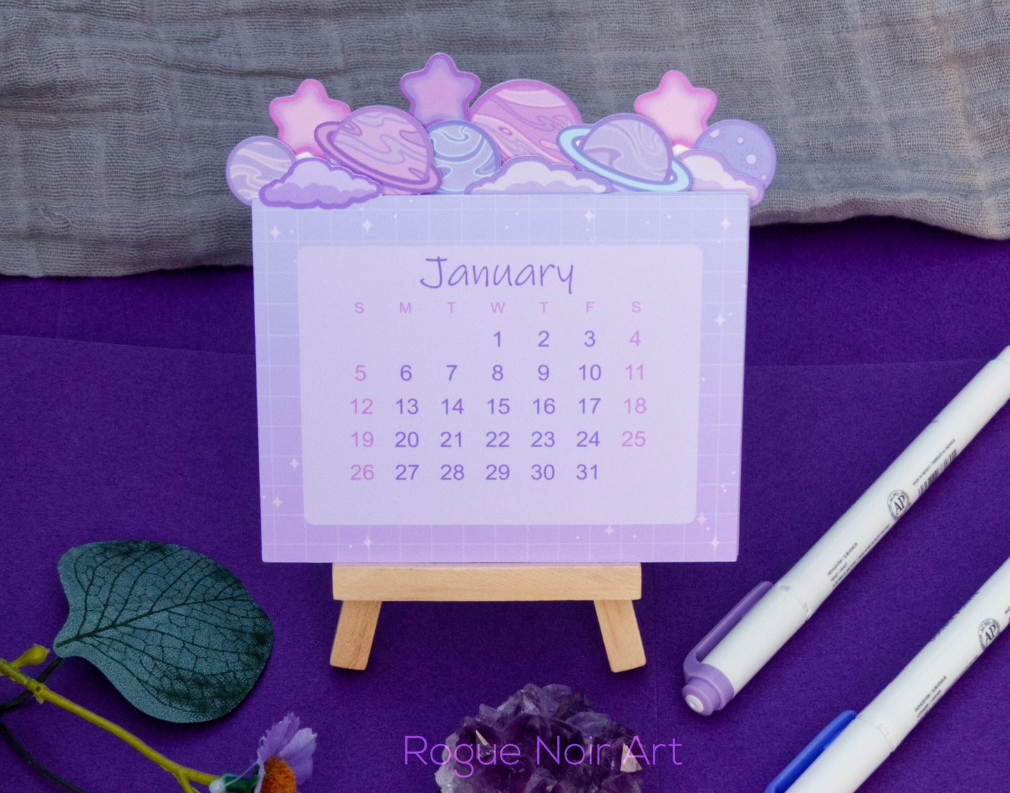 2026 Planet Desk Calendar