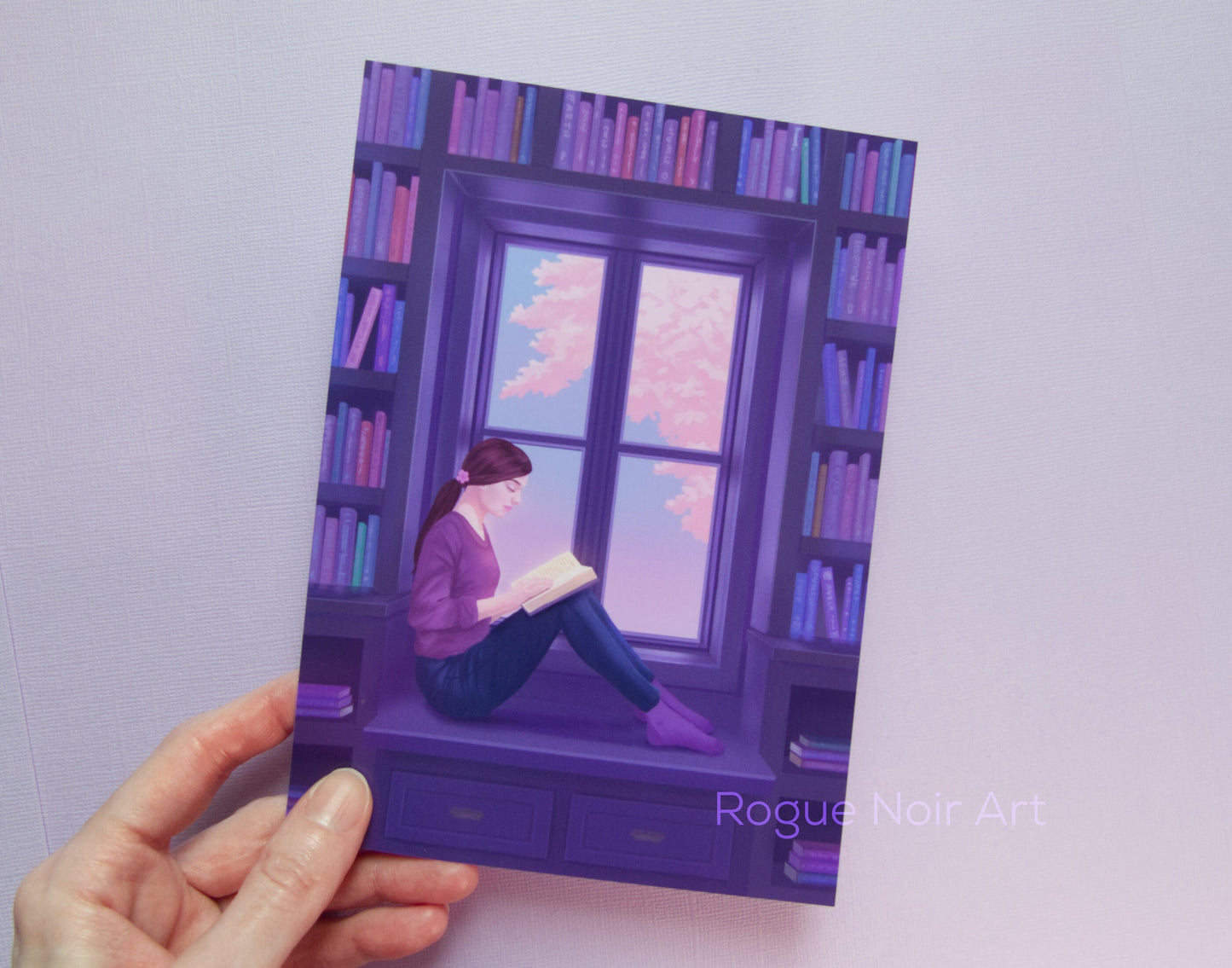 Book Nook Art Print - Original Illustration