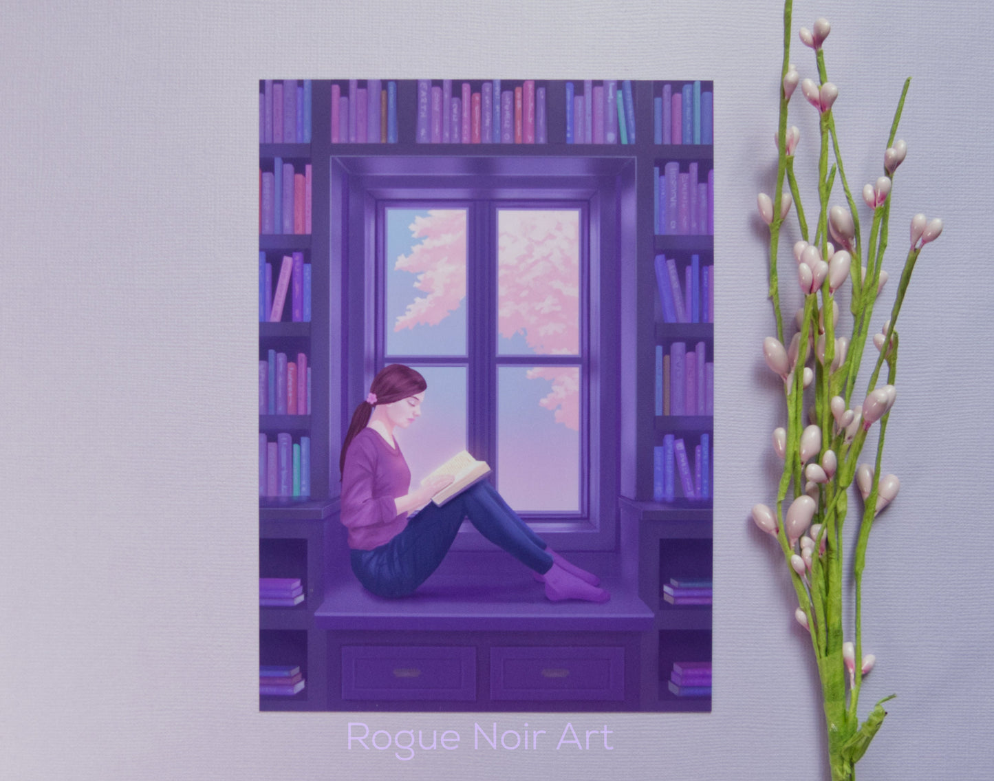 Book Nook Art Print - Original Illustration