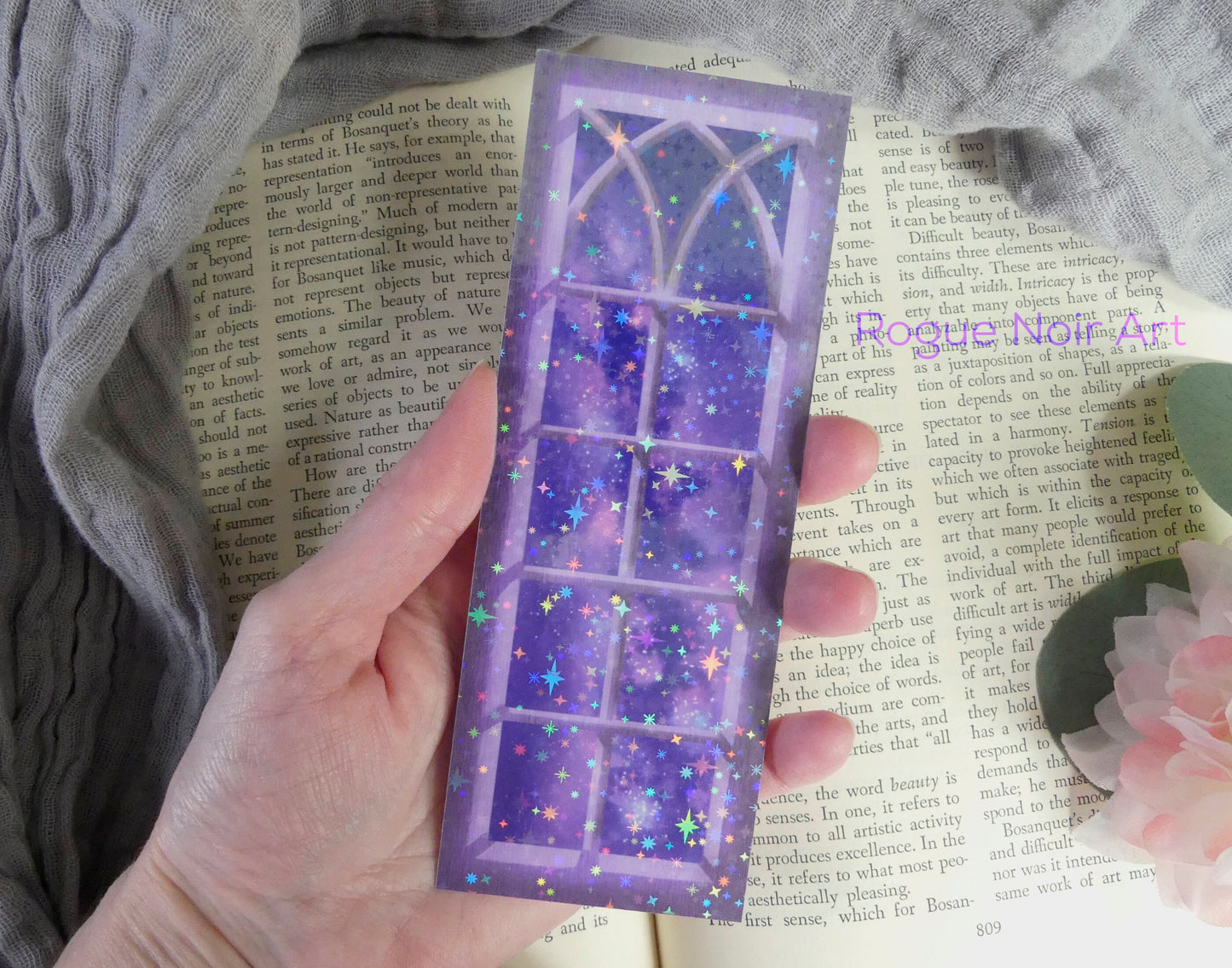 Holographic Celestial Window Bookmark