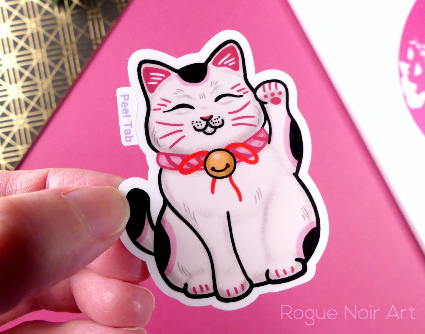 Lucky Cat Sticker | Maneki Neko