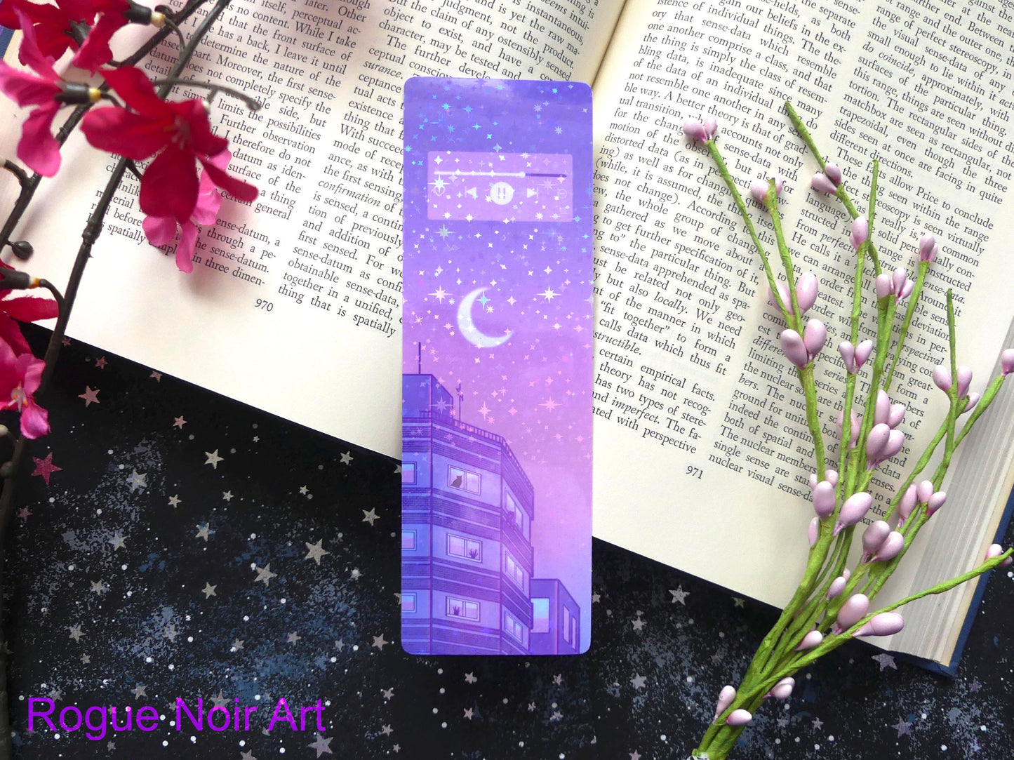 Holographic Aesthetic Bookmark