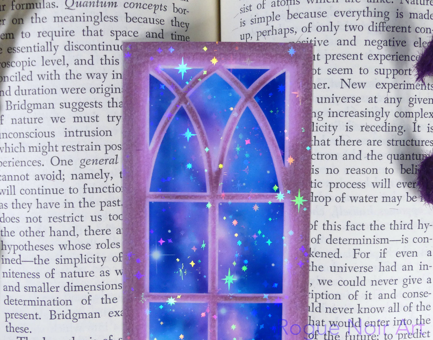 Star Window Milky Way Space Bookmark