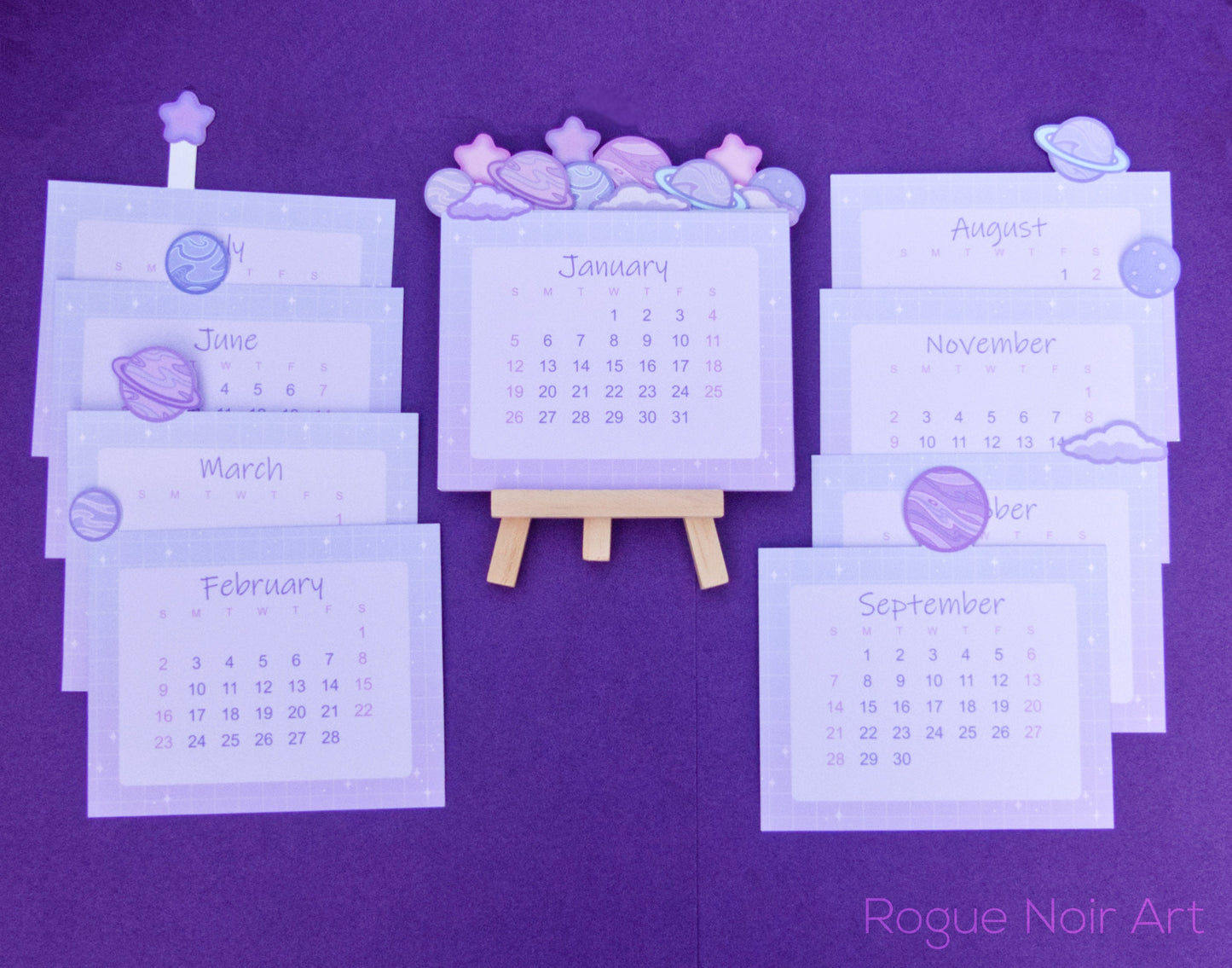 2026 Planet Desk Calendar