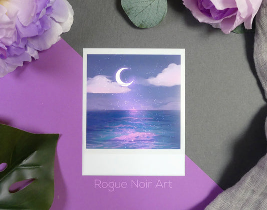 Ocean Polaroid Art Print