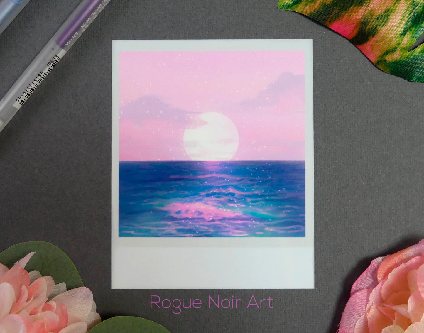 Ocean Polaroid Art Print