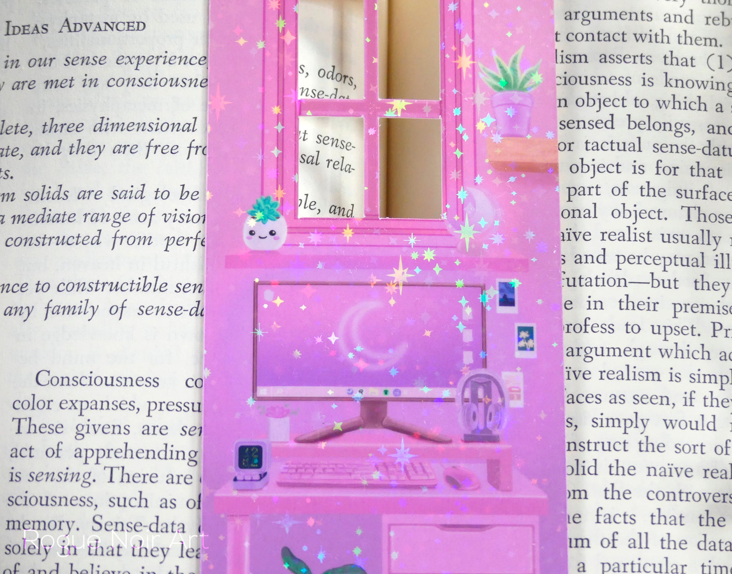 Aesthetic Cutout Bookmark