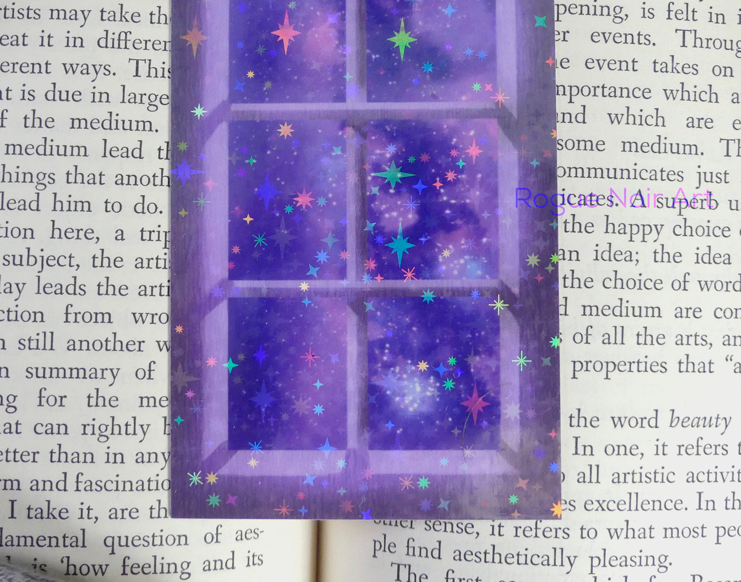 Holographic Celestial Window Bookmark