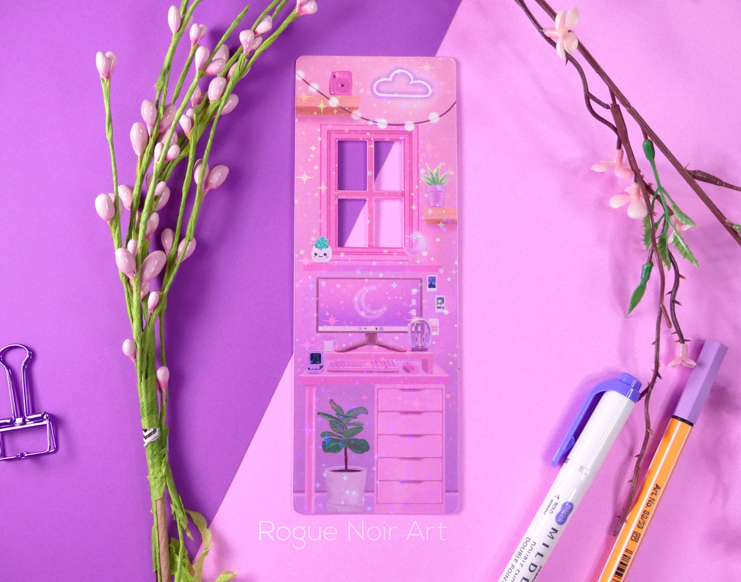 Aesthetic Cutout Bookmark