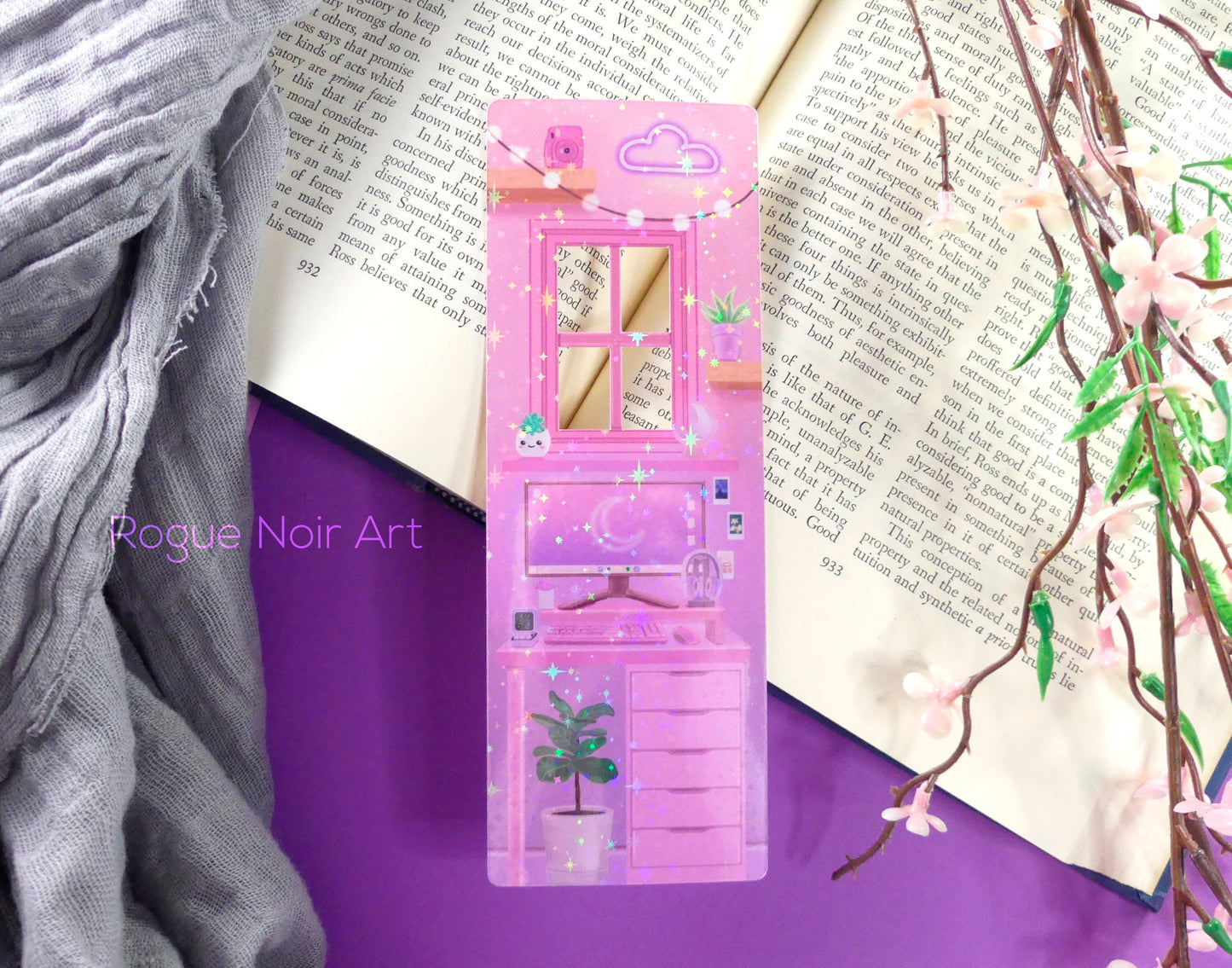 Aesthetic Cutout Bookmark