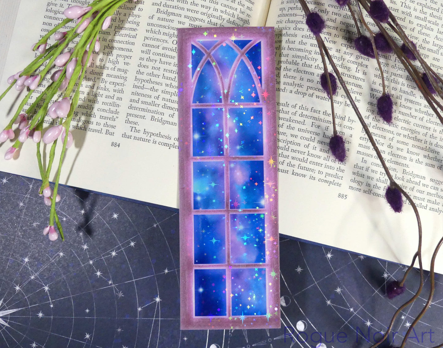 Star Window Milky Way Space Bookmark