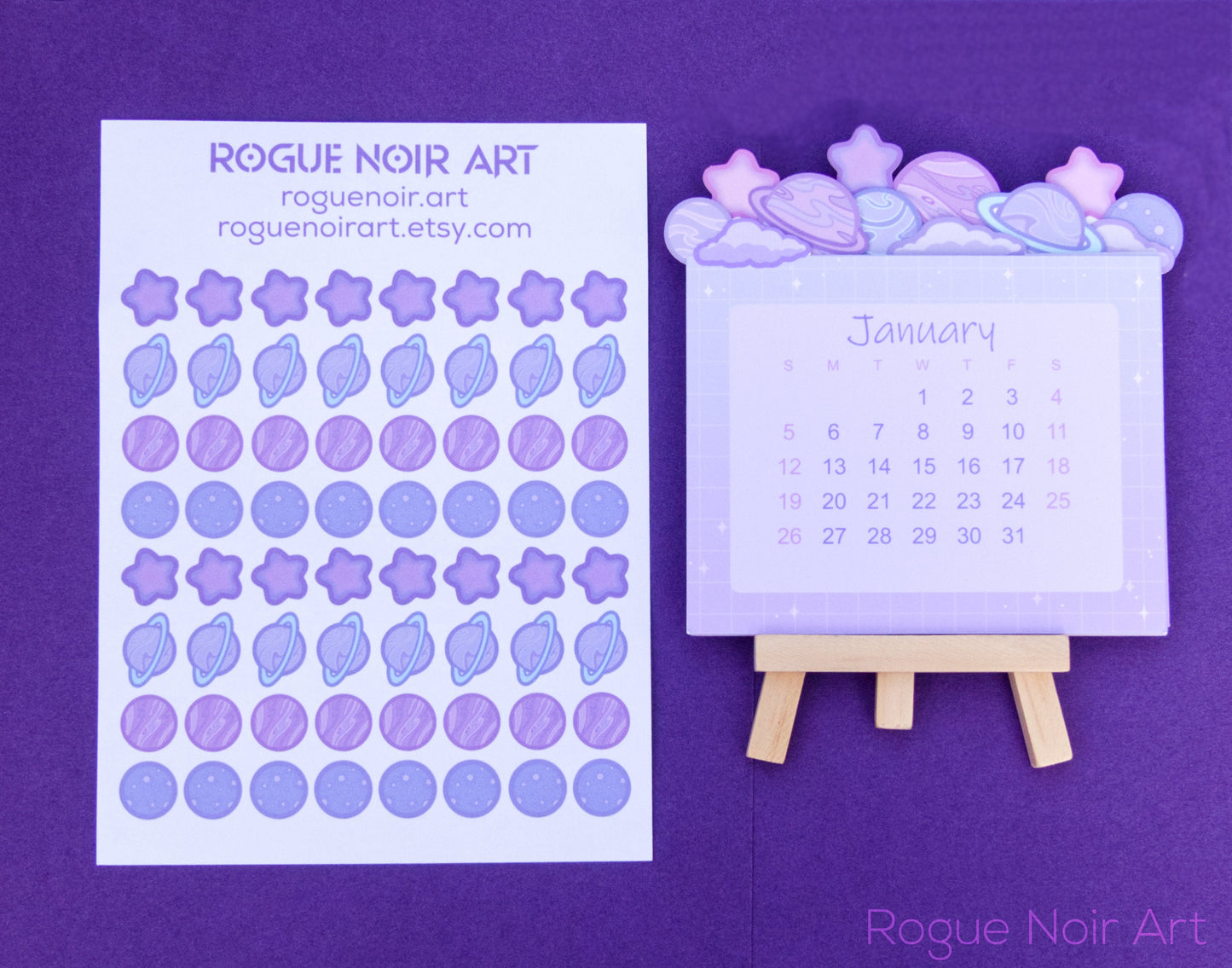 2026 Planet Desk Calendar
