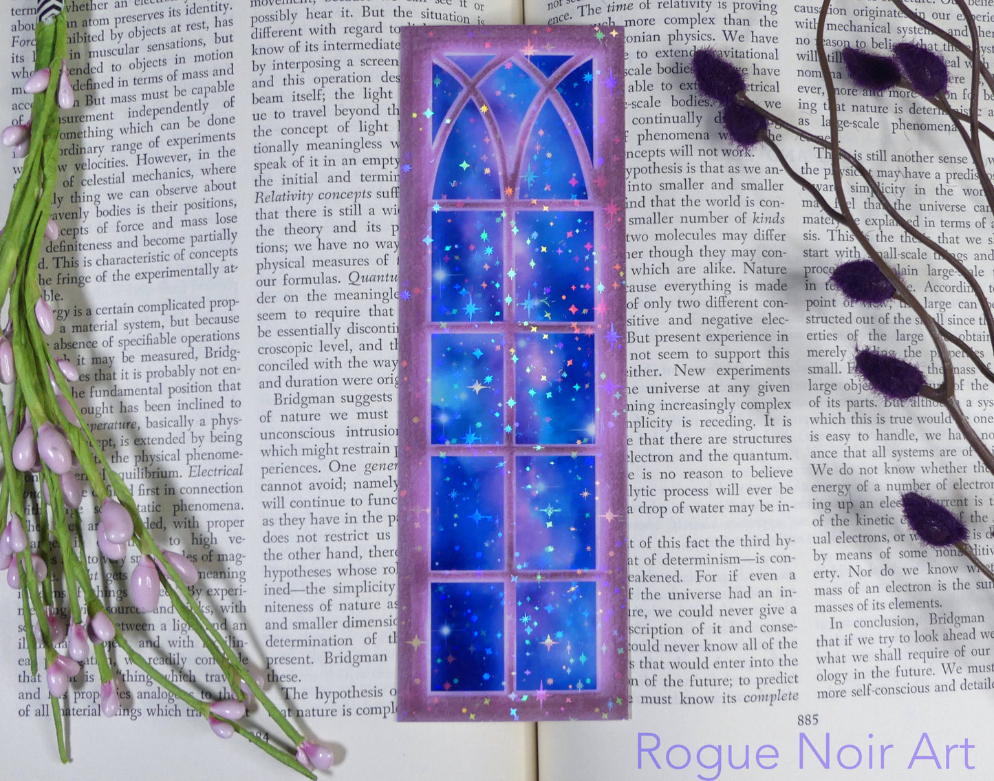 Star Window Milky Way Space Bookmark