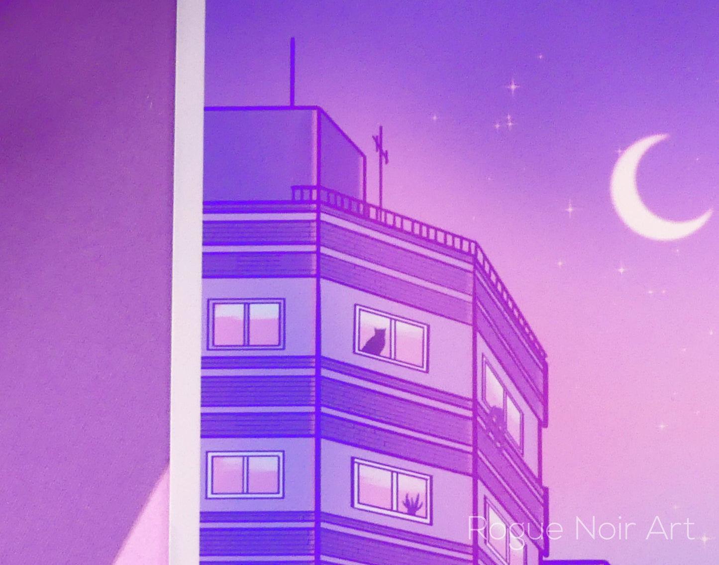 Lofi Art Print: Polaroid Aesthetic Sky | Mini Art Print