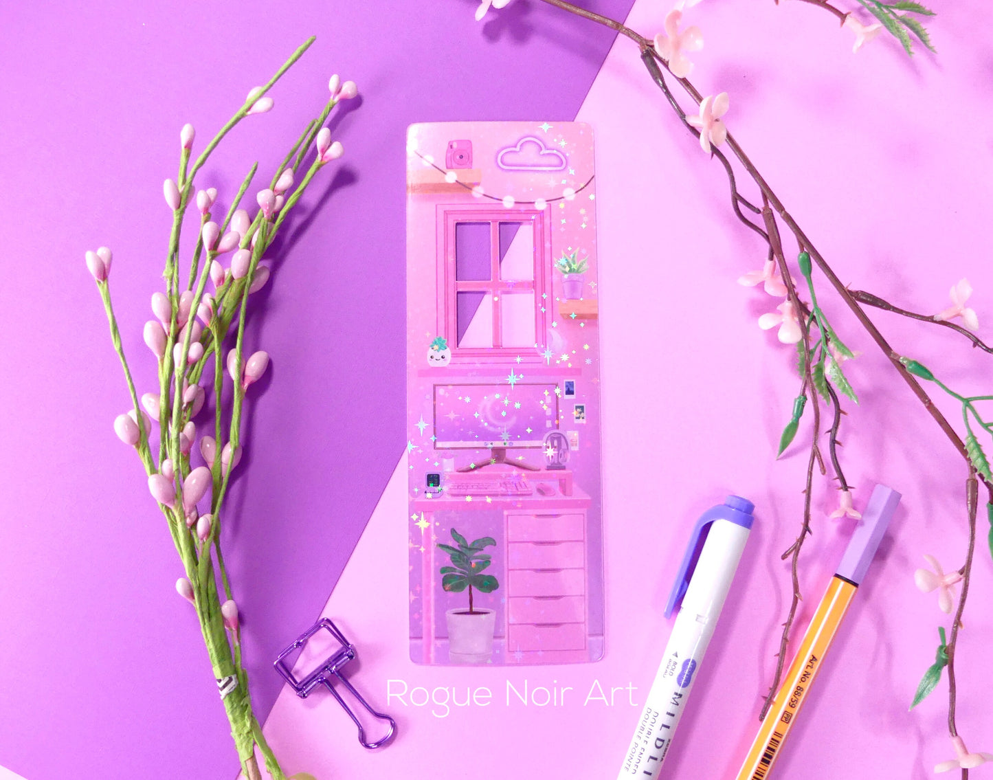 Aesthetic Cutout Bookmark