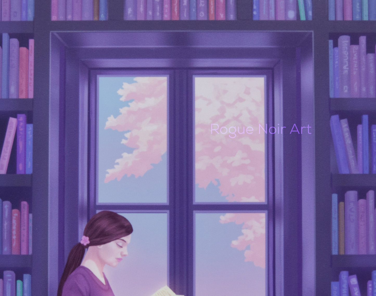 Book Nook Art Print - Original Illustration