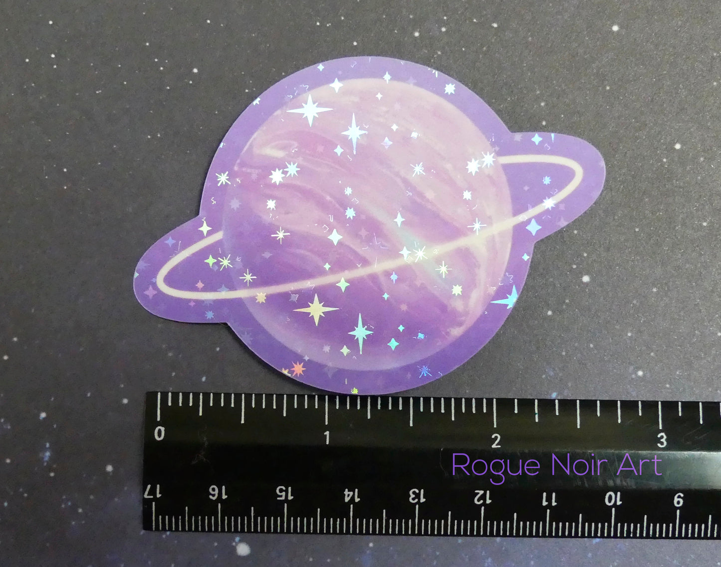 Holographic Planet Sticker