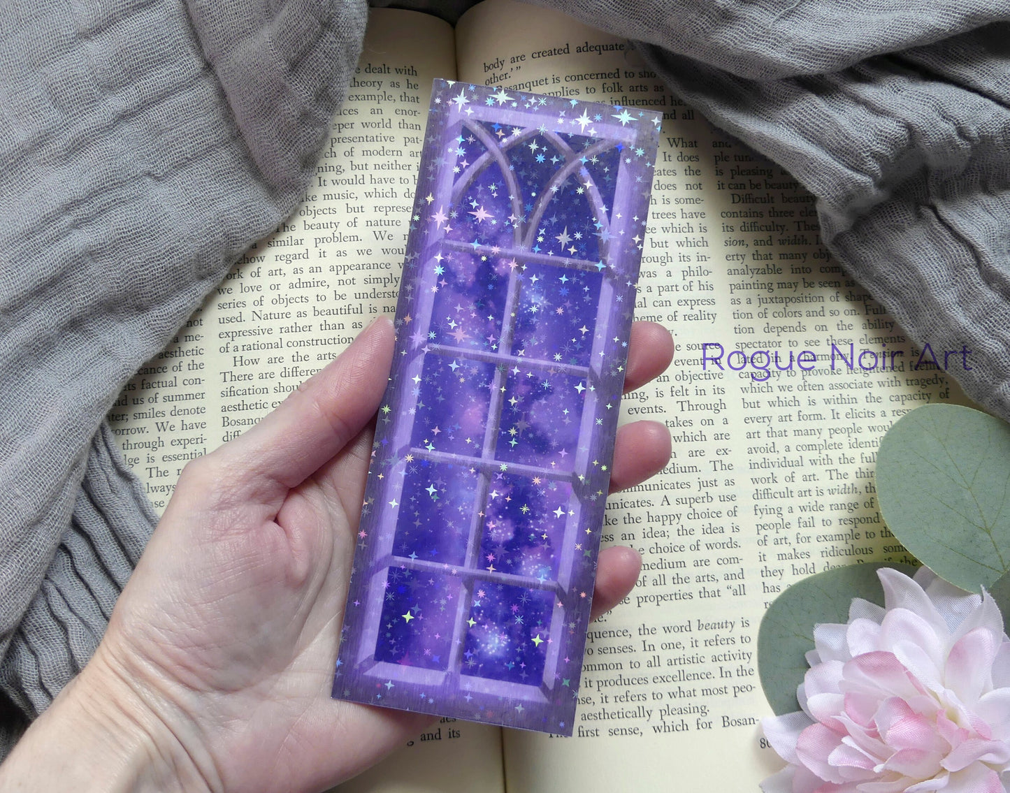 Holographic Celestial Window Bookmark