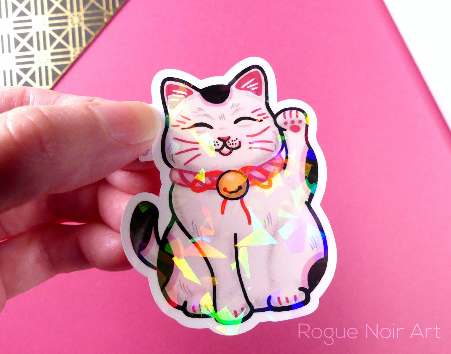 Lucky Cat Sticker | Maneki Neko