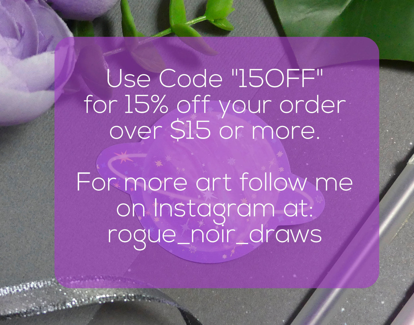 Holographic Planet Sticker