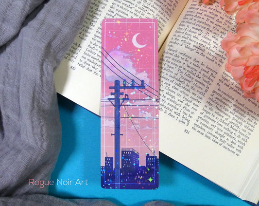 Lofi Aesthetic City Pop Bookmark